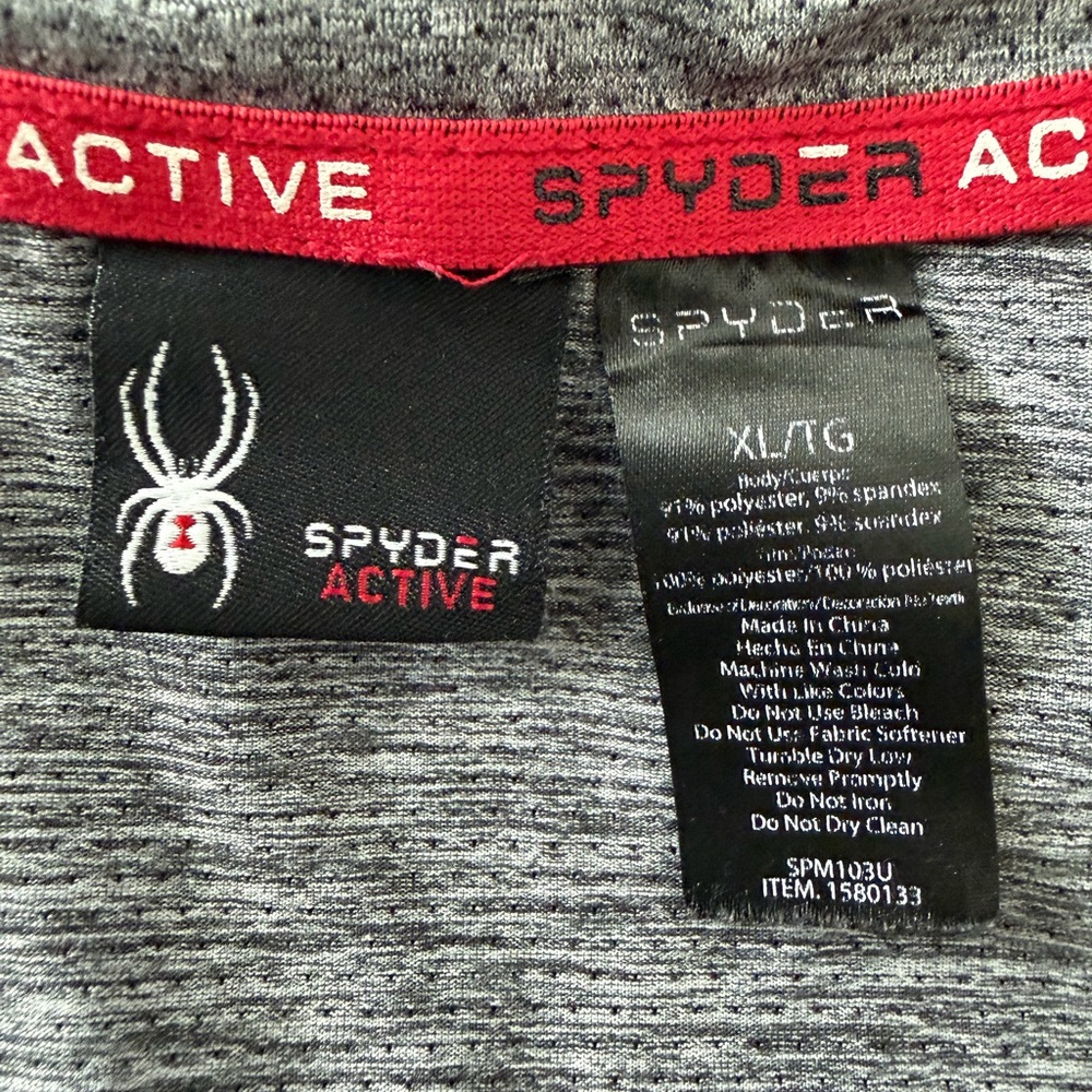 Spyder Gray Men's Active Long Sleeve Shirt - Picture 4 of 4